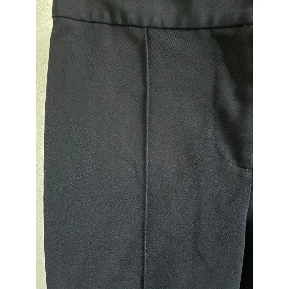 Tory Burch Navy Wool Blend Straight Leg Trousers Career Pants Size 6